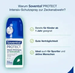 Soventol Protect Intensiv Schutzspray Zecke 100 ml Spray