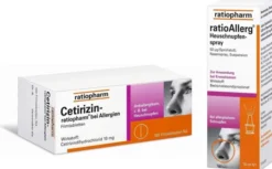 Sparset Allergie Cetirizin Ratiopharm 100 Filmtabletten und ratioAllerg Heuschnupfenspray 10 ml 1 Set