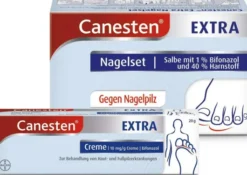 Sparset Canesten Extra Nagelset + Canesten Extra 20 g Creme