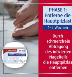 Sparset Canesten Extra Nagelset + Canesten Extra 20 g Creme