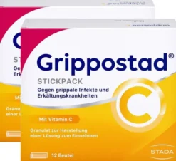 Sparset Grippostad C Stickpack Granulat 2 x 12 Beutel