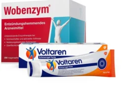 Sparset Voltaren forte 150 g + Wobenzym 200 Stück