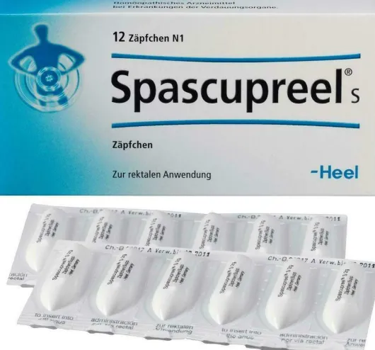 Spascupreel S 12 Zäpfchen