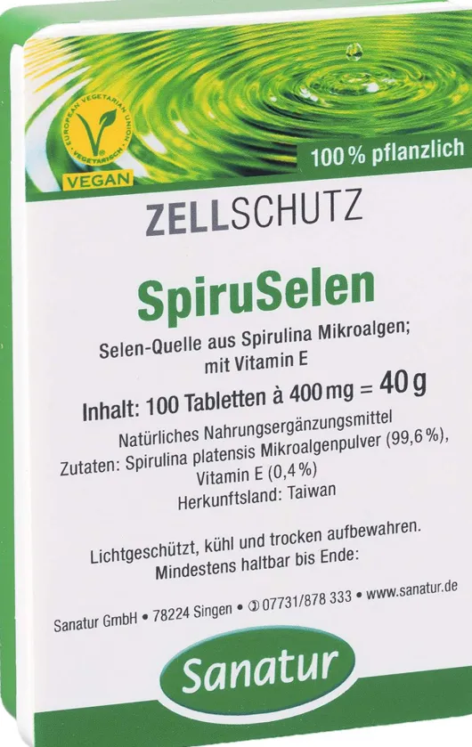 Spiruselen Selen Spirulina Tabletten
