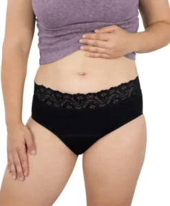 Spitzenslip mit Saugeinlage Größe 50-52 (XXL)