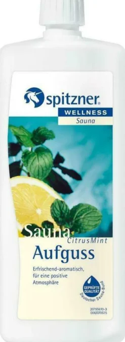 Spitzner Saunaaufguss Citrus Mint Wellness 1000 ml