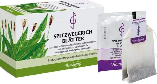 Spitzwegerichblätter 20 Filterbeutel