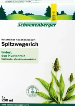 Spitzwegerichsaft Schoenenberger 3 X 200 ml