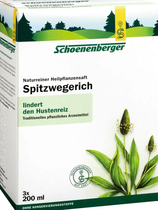 Spitzwegerichsaft Schoenenberger 3 X 200 ml