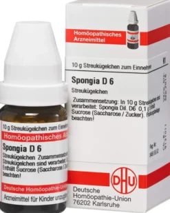 Spongia D6 Dhu 10g Globuli