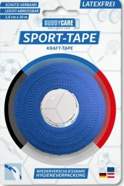 Sport Tape Buddycare Med latexfrei 3,8 cm x 10 m blau 1 Stück