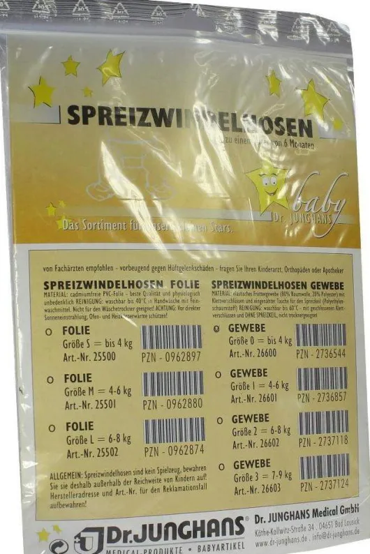 Spreizhöschen Gewebe Für Neugeborene Gr.O