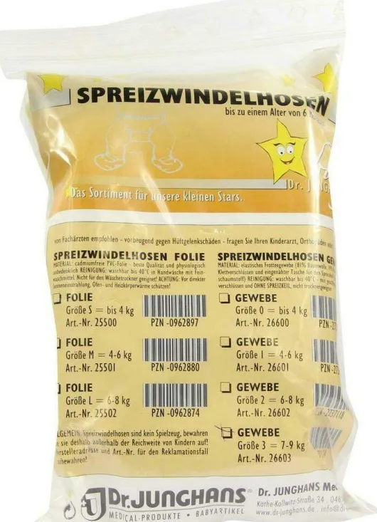 Spreizhöschen Gewebe Für Säuglinge Gr. 3