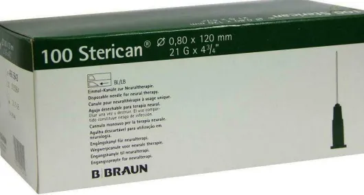 Sterican Kanülen 21 G X 4 3°4 0,8 X 120 mm 100 Kanülen