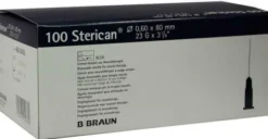 Sterican Kanülen 23 G X 3 1°8 0,6 X 80 mm 100 Kanülen