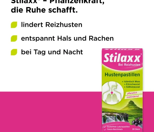 Stilaxx Hustenpastillen Isländisch Moos 28 Lutschpastillen