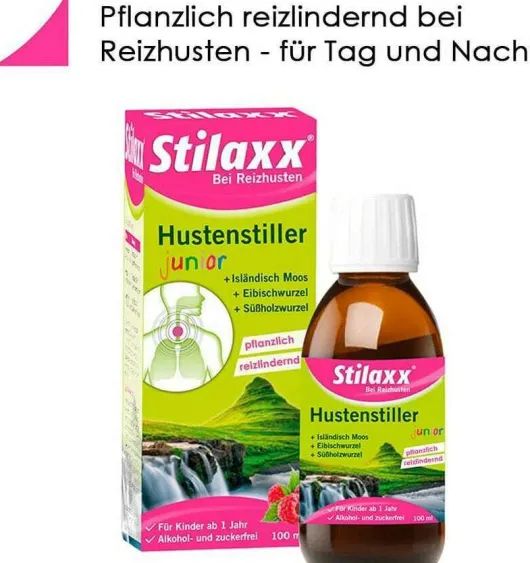 Stilaxx Hustenstiller Isländisch Moos Junior 100 ml Sirup