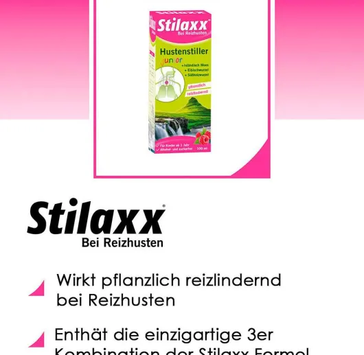 Stilaxx Hustenstiller Isländisch Moos Junior 100 ml Sirup