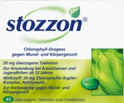 Stozzon Chlorophyll 40 Überzogene Tabletten
