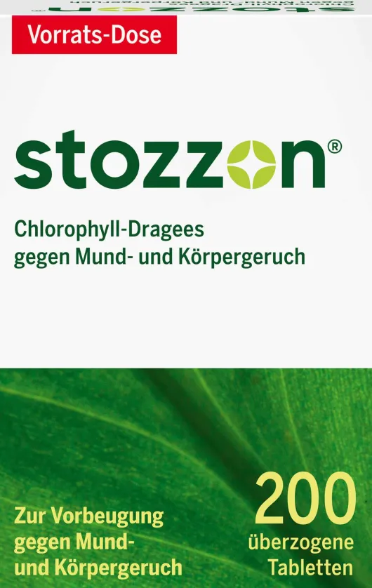 Stozzon Chlorophyll 200 überzogene Tabletten