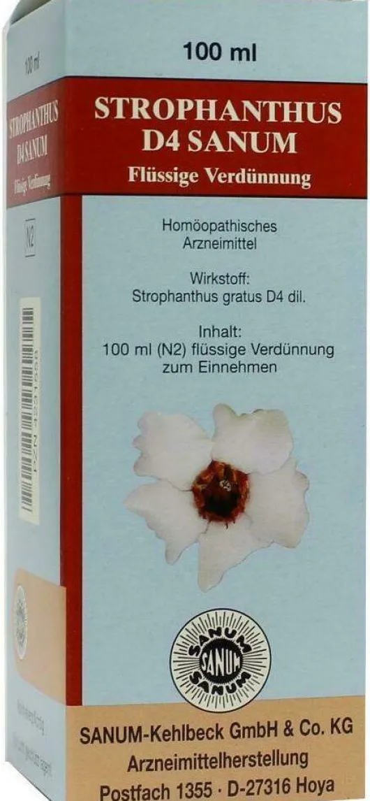 Strophanthus D4 Sanum Tropfen 100ml Flüssige Verdünnung