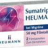 Sumatriptan Heumann bei Migräne 50 mg 2 Filmtabletten