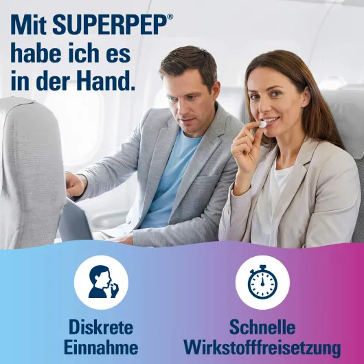 Superpep wirkstoffhaltiges Kaugummi 20mg 20 Stück