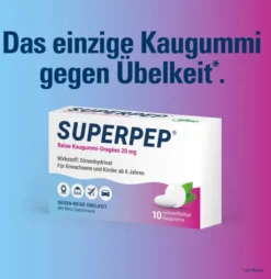 Superpep wirkstoffhaltiges Kaugummi 20mg 20 Stück