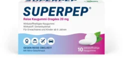 Superpep wirkstoffhaltiges Kaugummi 20 mg 10 Stück