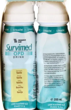 Survimed Opd Drink Vanille Trinkflasche 4 X 200 ml