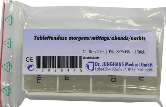 Tablettendose Morgens-Mittags-Abends-Nachts