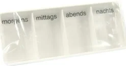 Tablettendose Morgens - Mittags - Abends - Nachts 1 Stück