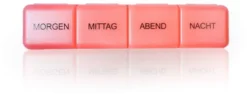 Tablettendose 1 Tag 4 Fächer Groß