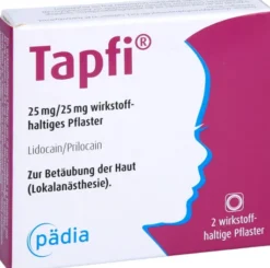 Tapfi 25 mg und 25 mg Wirkstoffhaltiges Pflaster 2 Stück
