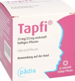 Tapfi 25 mg und 25 mg Wirkstoffhaltiges Pflaster 20 Stück