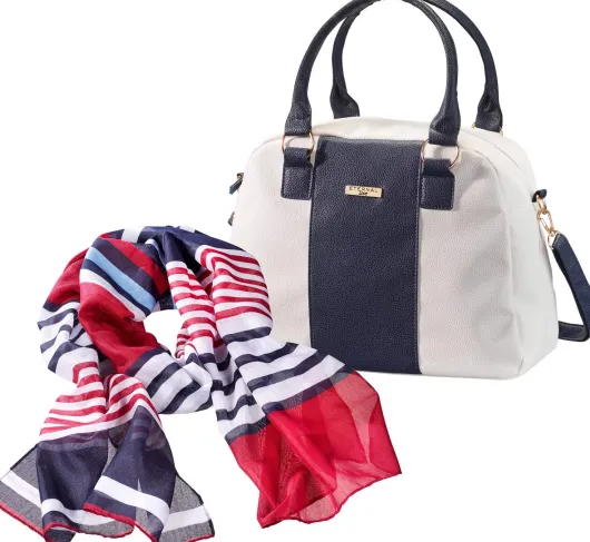 Tasche und Tuch Set