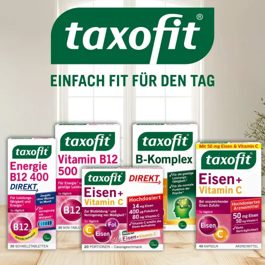 Taxofit Eisen + Vitamin C 40 Kapseln