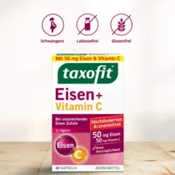 Taxofit Eisen + Vitamin C 40 Kapseln