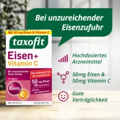 Taxofit Eisen + Vitamin C 40 Kapseln