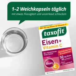 Taxofit Eisen + Vitamin C 40 Kapseln
