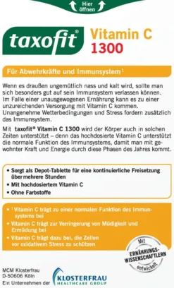 Taxofit Vitamin C 1300 30 Tabletten