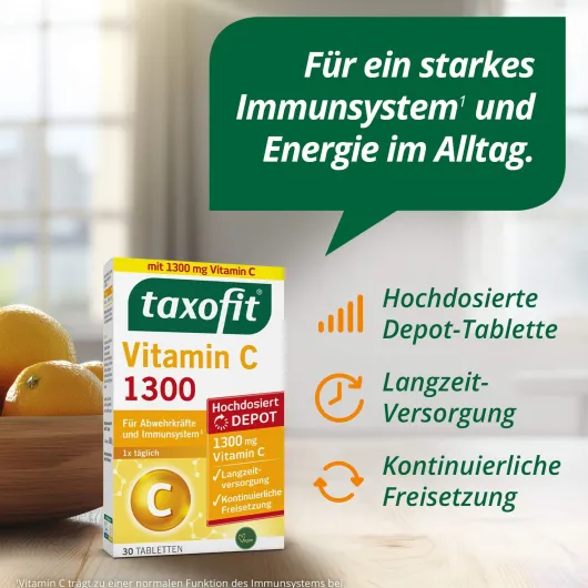 Taxofit Vitamin C 1300 30 Tabletten