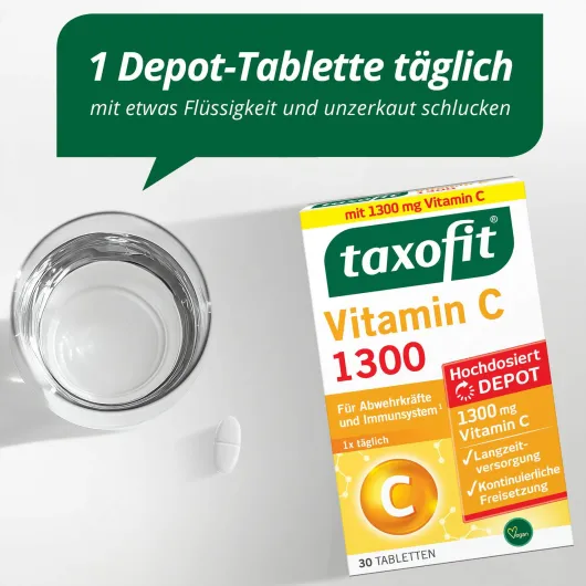 Taxofit Vitamin C 1300 30 Tabletten