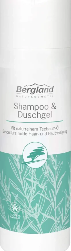 Teebaum Shampoo + Duschgel Bergland Tube 200 ml