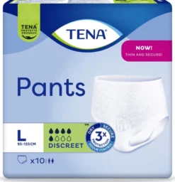 Tena Pants Discreet Inkontinenz Slip Größe L 95-125cm 10 Stück