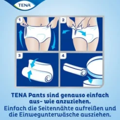 Tena Pants Discreet Medium Slip 75 - 100 cm 4 X 12...
