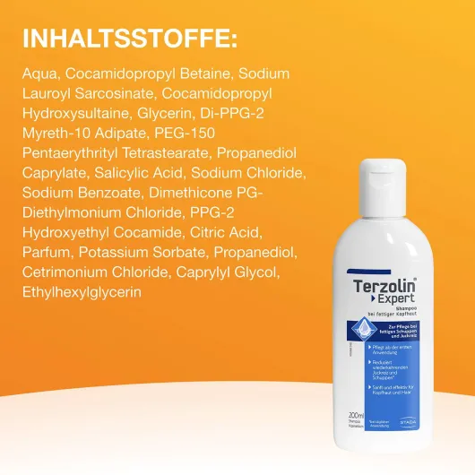 Terzolin Expert Shampoo bei fettiger Kopfhaut 200 ml
