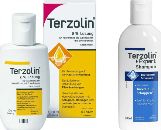 Terzolin 2% Lösung 100 ml + Terzolin Expert Shampoo bei fettiger Kopfhaut 200 ml