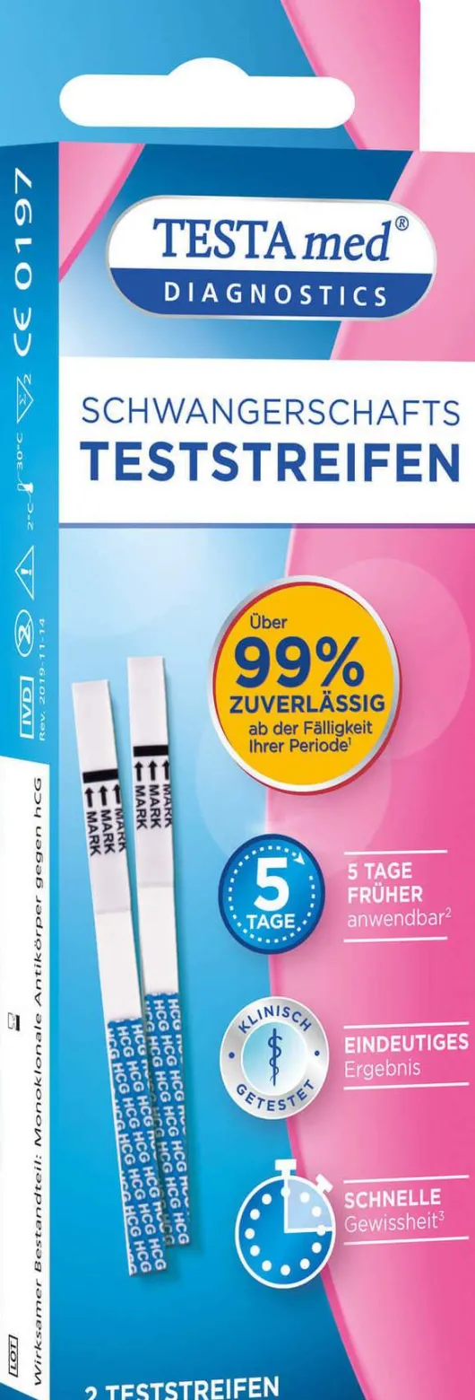Testamed Schwangerschaftstest 2er 1 Stück