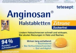 Tetesept Anginosan Halstabletten Zuckerfrei Zitron